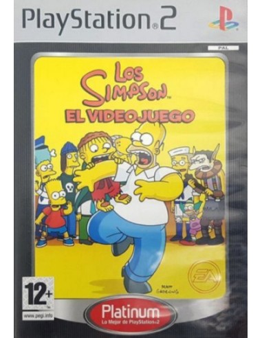Los Simpsons El videojuego Platinum - PS2