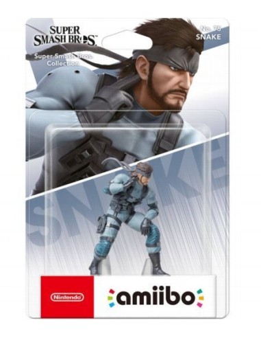 Figura Amiibo Solid Snake Super Smash Bros