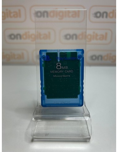 Memory Card 8MB Oficial - PS2 - Azul Cristal