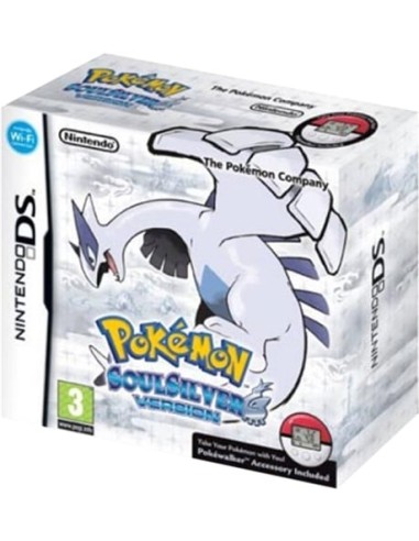 Pokemon Edición Plata SoulSilver con Pokewalker - Completo - Nintendo DS
