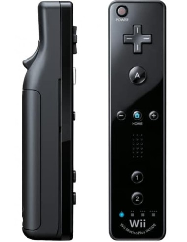 Mando Oficial Wii Remote Motion Plus - Negro - Nintendo Wii/Wii U