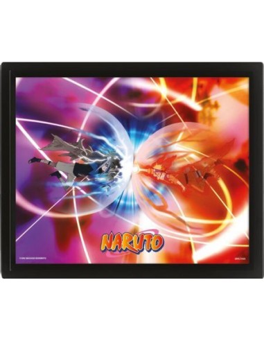 Cuadro Naruto - poster 3d a clash of power