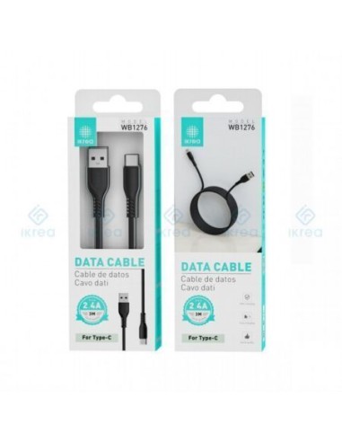 Cable USB Tipo-C 3M 2.4A -  Cable de carga para mandos de PS5 - IKREA WB1276