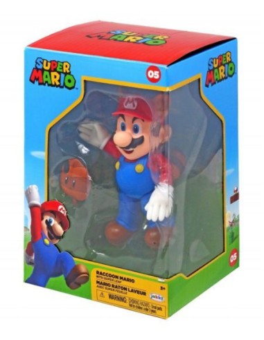 Figura Super Mario - Raccoon Mario Articulable 05