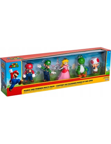 Pack 5 Figuras Mario and friends - 6cm