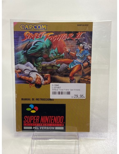 Manual de instrucciones - Español - Street Fighter II - Super Nintendo