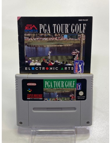 PGA Tour Golf - Cartucho y Manual - Super Nintendo