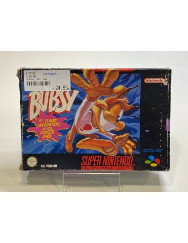 Bubsy - Caja - Sin Manual - Super Nintendo