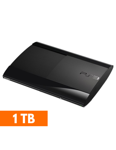 Playstation 3 Super Slim 1Tb - Consola + Cableado + Mando Nuevo Compatible - PS3
