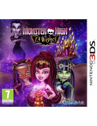 Monster High 13 Monstruo Deseos - Nintendo 3DS