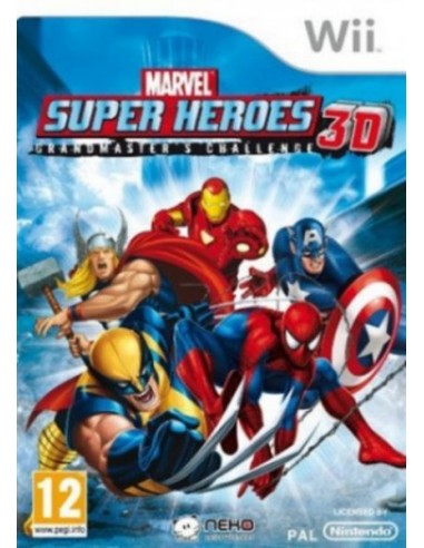 Marvel Super Heroes 3D - Completo - Wii