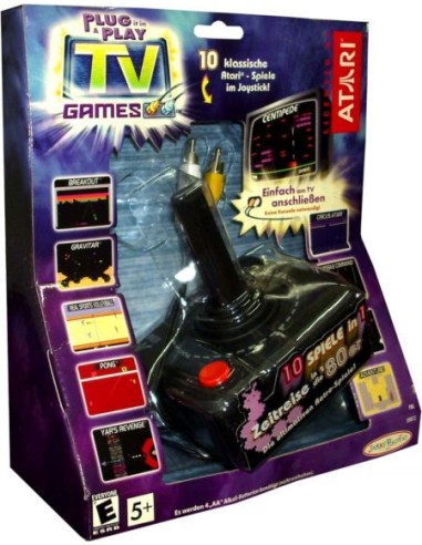 Consola Retro Atari Plug/Play 10 Juegos TV