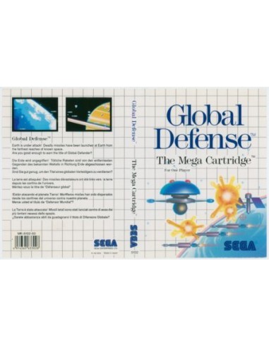Global Defense The Mega Cartridge - Master System
