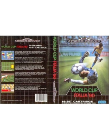 World Cup Italia 90 - Completo - Mega Drive