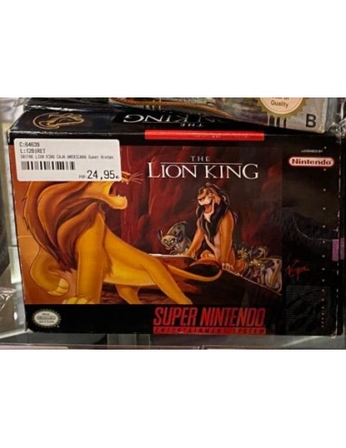 The Lion King - Caja Americana - Super NES